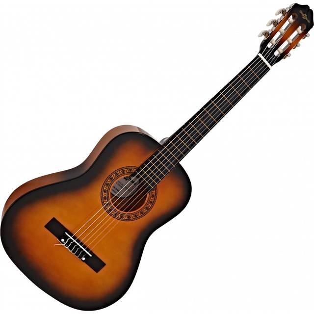 Klassisk Gitarr fr&#xE5;n Gear4music 3/4 Storlek Sunburst