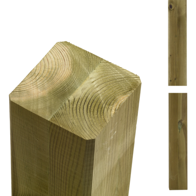 Limträstolpe Plus Tryckimpregnerad 9X9X268Mm