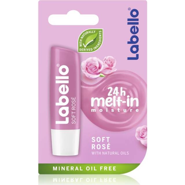 Labello Soft Rosé Läppbalsam 4,8 g