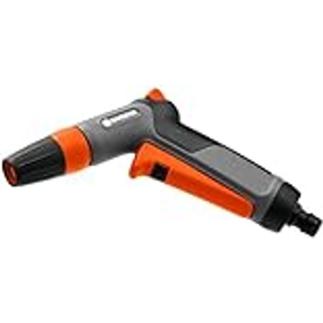Gardena Classic Cleaning Nozzle: Water Nozzle for Cleaning and Spraying, with Impulse Trigger and Lock, Frost Protection, Packaged (18301-20)