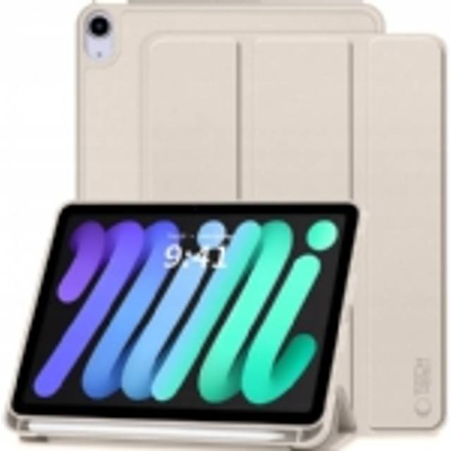 iPad Mini 2021/2024 Tech-Protect SmartCase Pen Tri-Fold Folio Fodral - Starlight