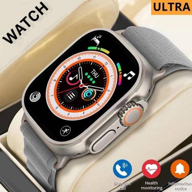 (grey, 49mm) Luxury NFC Smartwatch Amoled Screen Always show Time Bluetooth Call Ultra Watch Series 10 9 Clock Men Sport Health Women Smart Watch