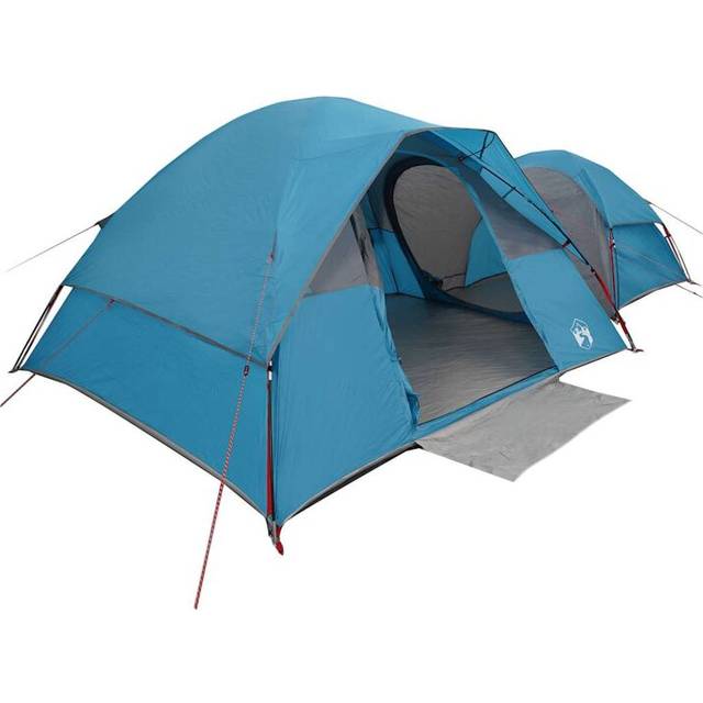 vidaXL Camping Tent 5-Person Blue Waterproof