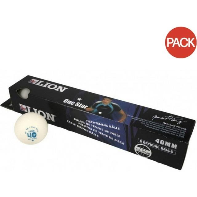 Lion Table Tennis Balls (Pack of 6) One Size vit