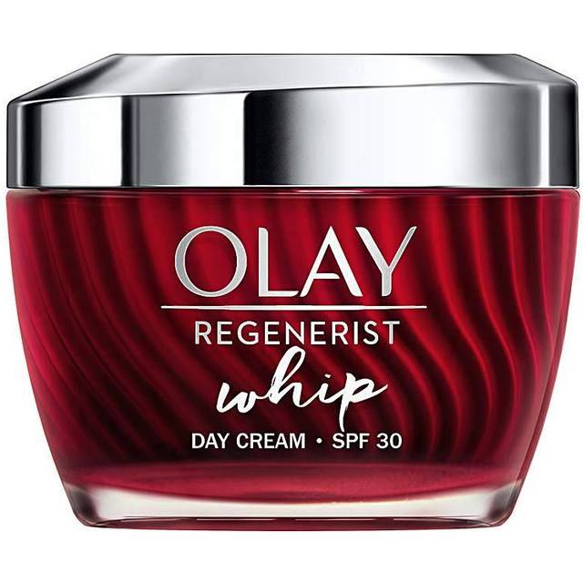 Olay Regenerist Whip Light as Air Anti-Ageing Moisturiser for Firmer Skin with SPF30, Hyaluronic Acid, 50 ml