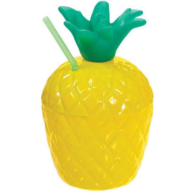 Tropical Multicolor Pineapple Sippy Cup - 10 oz (Pack Of 1) - Perfect
