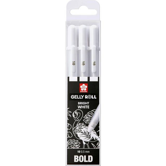 Gelly Roll Basic White 3-pack Bold