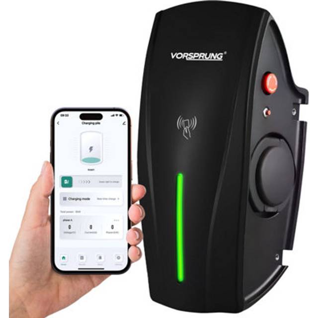 Alpha (untethered) - ev charger | simple plug & play | 7.4kw | type 2
