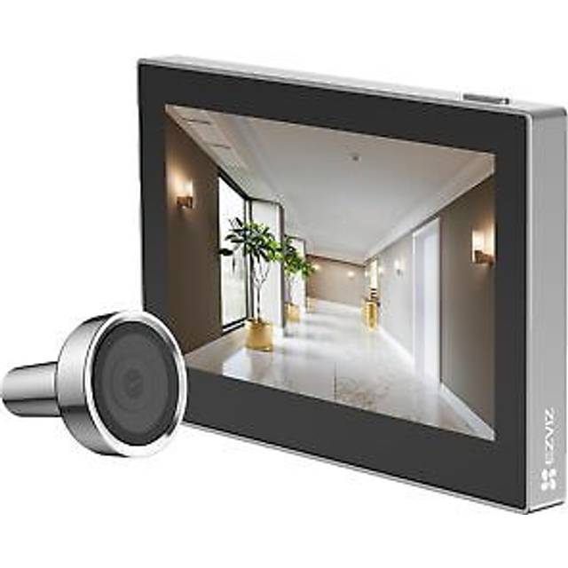 "Peephole Camera (Door Viewer Cam) Wireless with 4.3"" Monitor, 14â26mm Hole, 35â105mm Door Thickness, 2.4GHz Wi-Fi, 1080P HD Video, 90-Day Battery,"