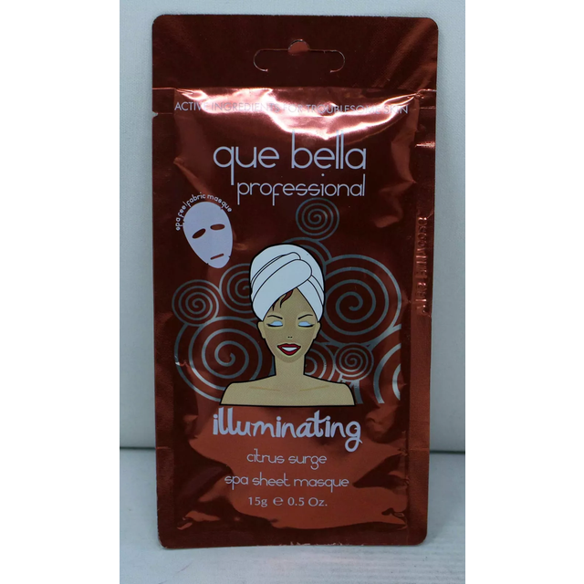 que bella B07GNRPP7T Illuminating Sheet Mask - Citrus Surge