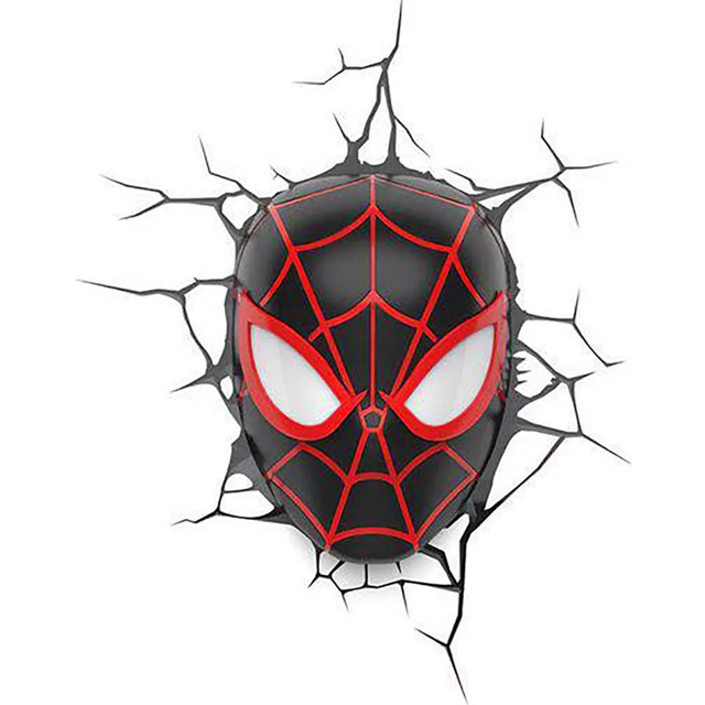 Marvel Spider-Man Miles Morales 3D Wall Light