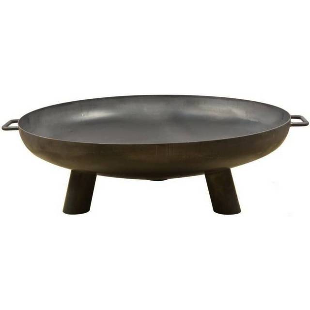 Esschert Design Fire Bowl 70 cm Steel Outdoor Garden Patio Fire Pit Fireplace