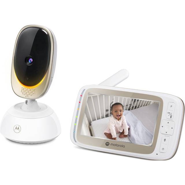 Motorola Vm85 5" Smart Wifi Video Baby Monitor With Mood Light & Temperature Monitoring