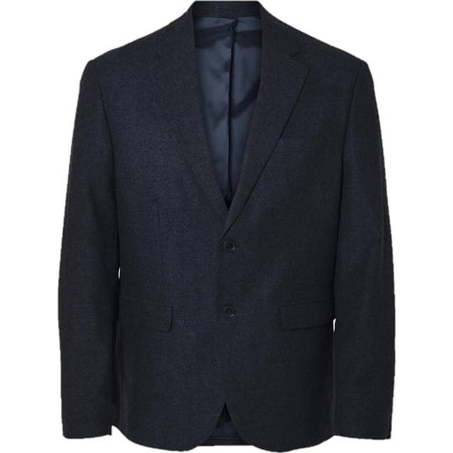 Selected Homme slhslim-reed ull Blz Noos, Mörkblå, 54