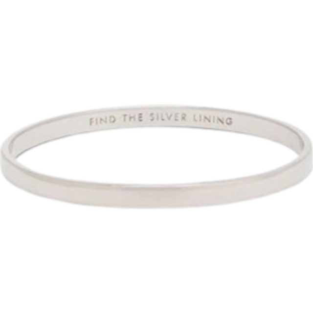 kate spade new york Find The Silver Lining Bangle, Silver
