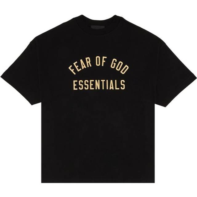 FEAR OF GOD ESSENTIALS Jersey Crewneck Tee - Black