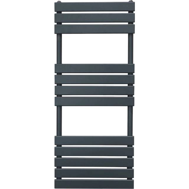 Monster Shop 1892BTU Anthracite Grey Flat Panel Towel Radiator 1200 x 450mm - MonsterShop - 120 x 45 x 9cm