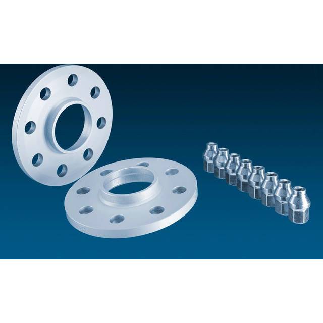 H&R 08135701MZ5 Spårviddsbreddning TRAK+® Wheel Spacers 4mm, Spårbreddning per axel: 8mm, Hålant.: 5 - silver