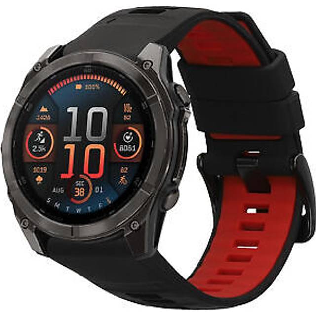 Silicone watch strap for garmin fenix 8 51mm enduro 3