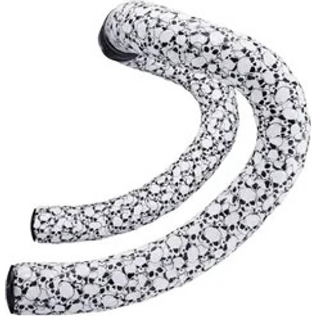 SUPACAZ Bar Tape 2200mm Super Sticky Kush Skull Black Star Plugz – Length – - +