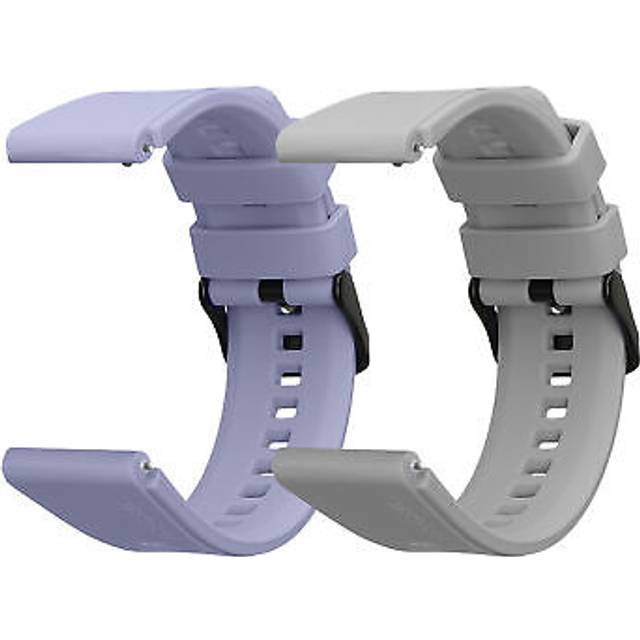 Kwmobile straps compatible with withings scanwatch 42mm / steel hr 40mm /