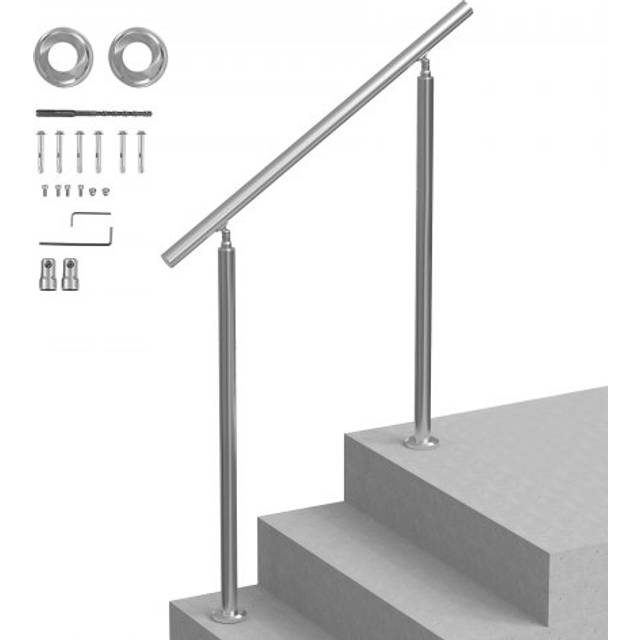 VEVOR 39.4in / 100cm Handrails for Outdoor Steps Staircase Porch Deck Senior