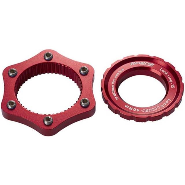 Reverse Rotor/Skive Adapter RØD