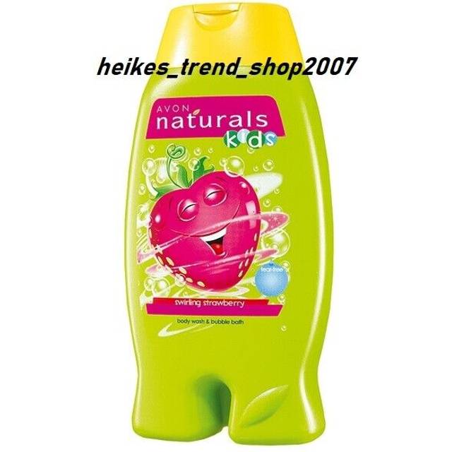 Naturals Kids Swirling Strawberry 250ml Body Wash & Bubble Bath
