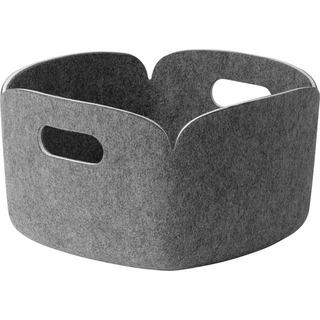 Muuto - Restore förvaringskorg 28x28 cm grey mélange - Korgar och lådor - Mika Tolvanen - Grå