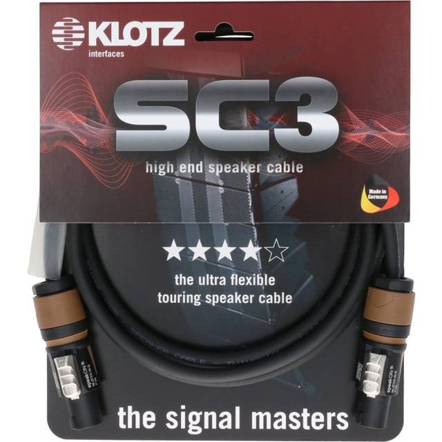 Klotz SC3-L2FF0100 2x 2.5mm² Ultra-Flexible Speaker Cable, 1m