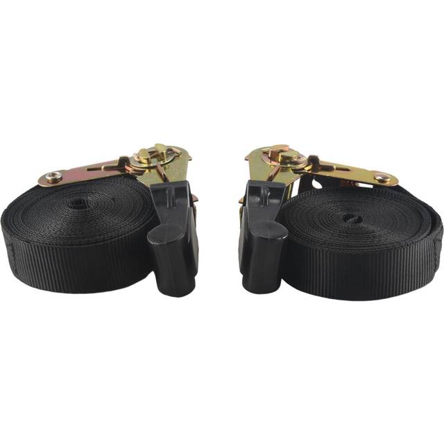 2 Pack 20 FT Ratchet Tie Downs Straps 6M X25mm Endless Ratchet Strap Heavy Duty Cam Buckles Strap for Motorcycles,Car