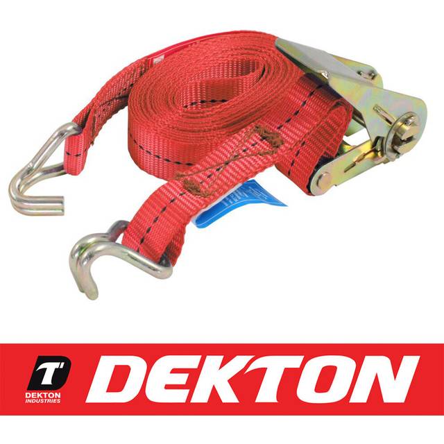 Ratchet Tie Down Straps 1' x 4.5m - Dekton