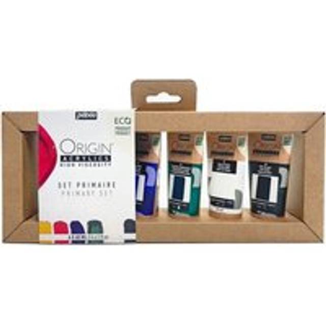 Pebeo Origin Acrylics Set of 6 x 60 ml Primary