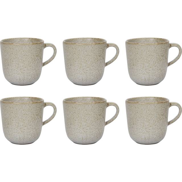 Raw mugg 20 cl 6 st, beige