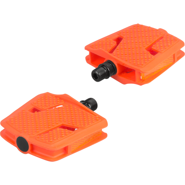 Trek Pedals - Kids&apos; Platform Large Pedal Set - Roarange Colour: R