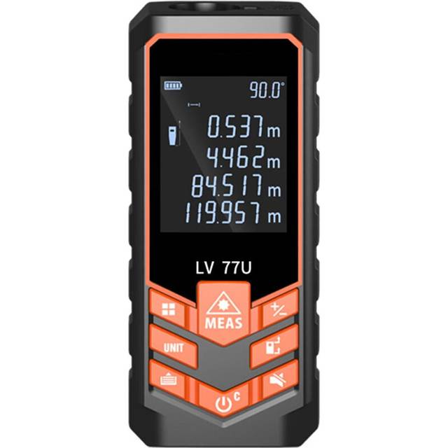(50M) 40M-120M Recharge Digital Laser Distance Meter Range Finder Measurement Tool Laser Rangefinder