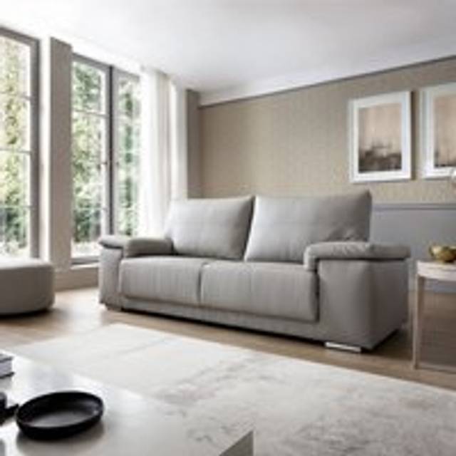 Kansas 3 Seater Light Grey - One Size