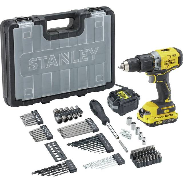 Stanley Fatmax 18V Cordless Brushless Hammer Drill Set
