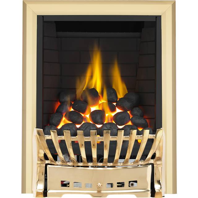 Focal Point Elegance Depth Manual Gas Fire - Brass - Gold