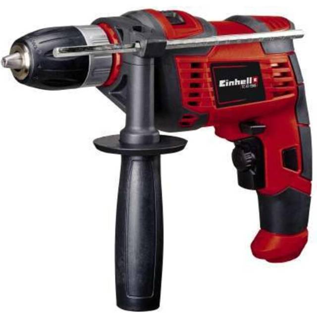 Einhell TC-ID 550 E Impact Drill | Hammer Drill With Auxiliary Handle, Soft Grip, Speed Control | 550W Electric Drill With Percussion Hammer Drilling