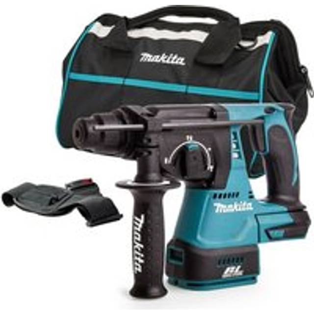"Makita DHR242Z 18V LXT Lithium 3 Mode SDS Rotary Hammer Drill Brushless +14"" Bag"