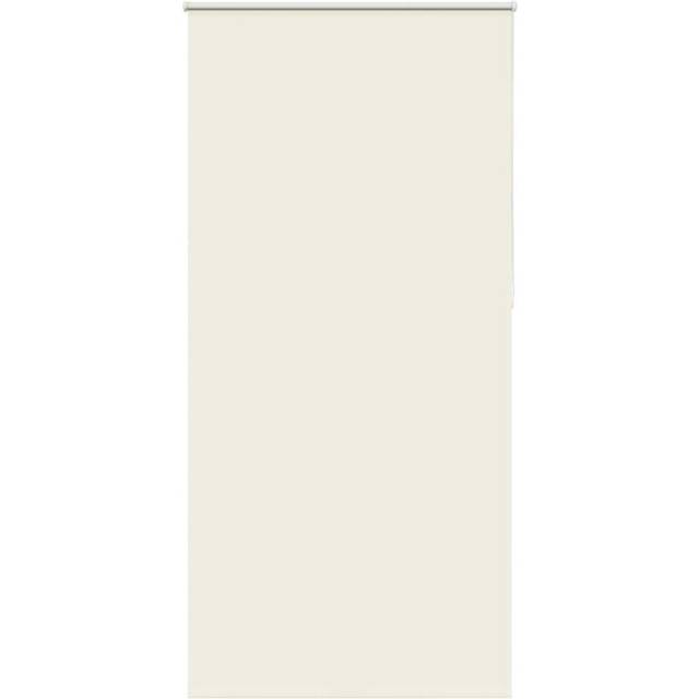 vidaXL Roller Blind Blackout Off White 90x210 cm Fabric Width 85.7 cm Polyester