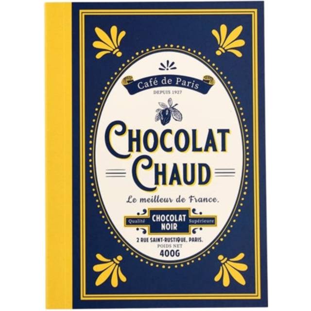 A6 notebook - Cafe de paris "chocolate chaud"