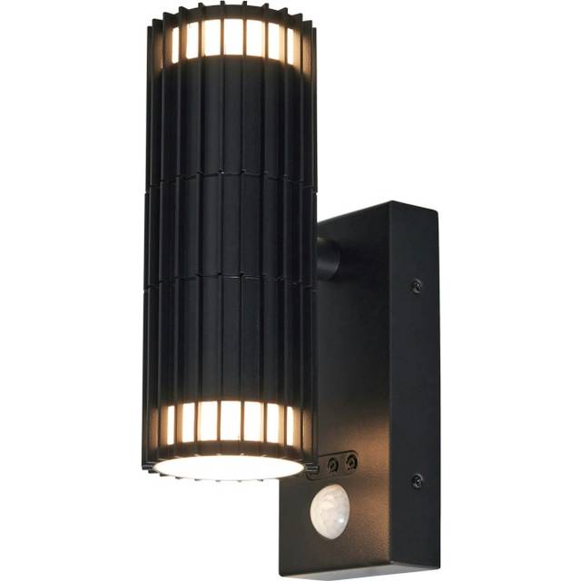 Muto 2 Light Gu10 Up & Down Wl W Pir Ip65 Black - One Colour