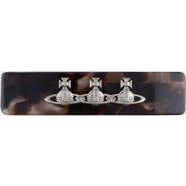 Vivienne Westwood Elizaveta Barrette Dark Brown Brass Women - ---