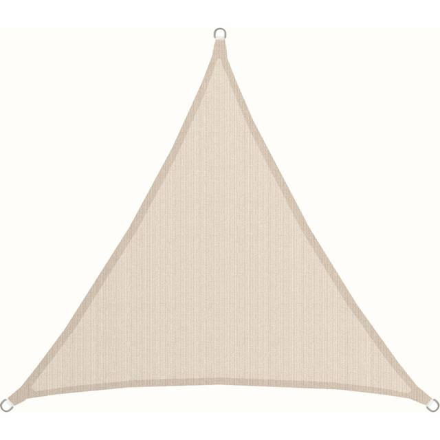 UPF50+ uv Shade Sail 2x2x2 m Triangle Sun Protection Tarpaulin Garden Beige