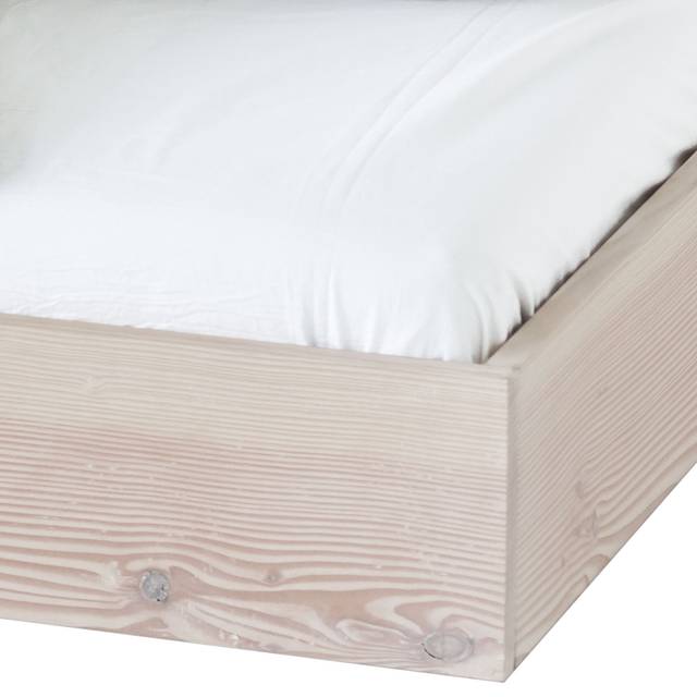 Tekla - Percale flat sheet 260x260cm broken white - Lakan - Vit