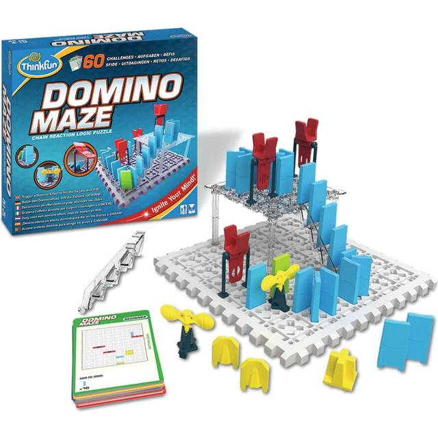 ThinkFun Domino Maze STEM Logic Game - Engaging Brain Teaser for Kids