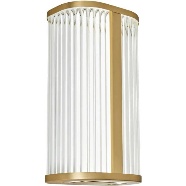 Spa Nayru 8W Led Wall Light Cct 3/4K Ip44 Chrome/Brass