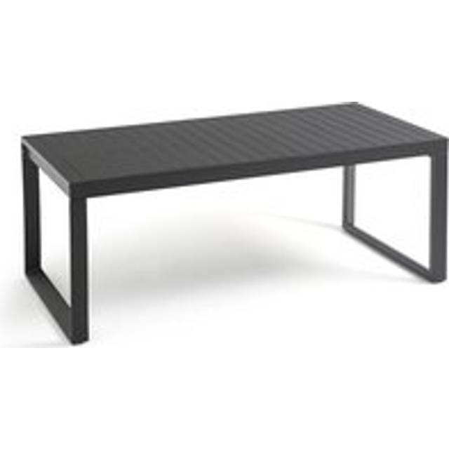 Zory Aluminium Extendable Garden Table (Seats 10) - Black - ONE SIZE